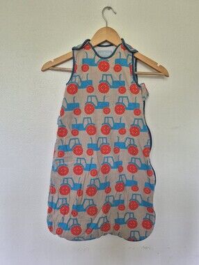 100% Cotton Tractor Print Baby Sleep Sack 0-6 Months Grobag